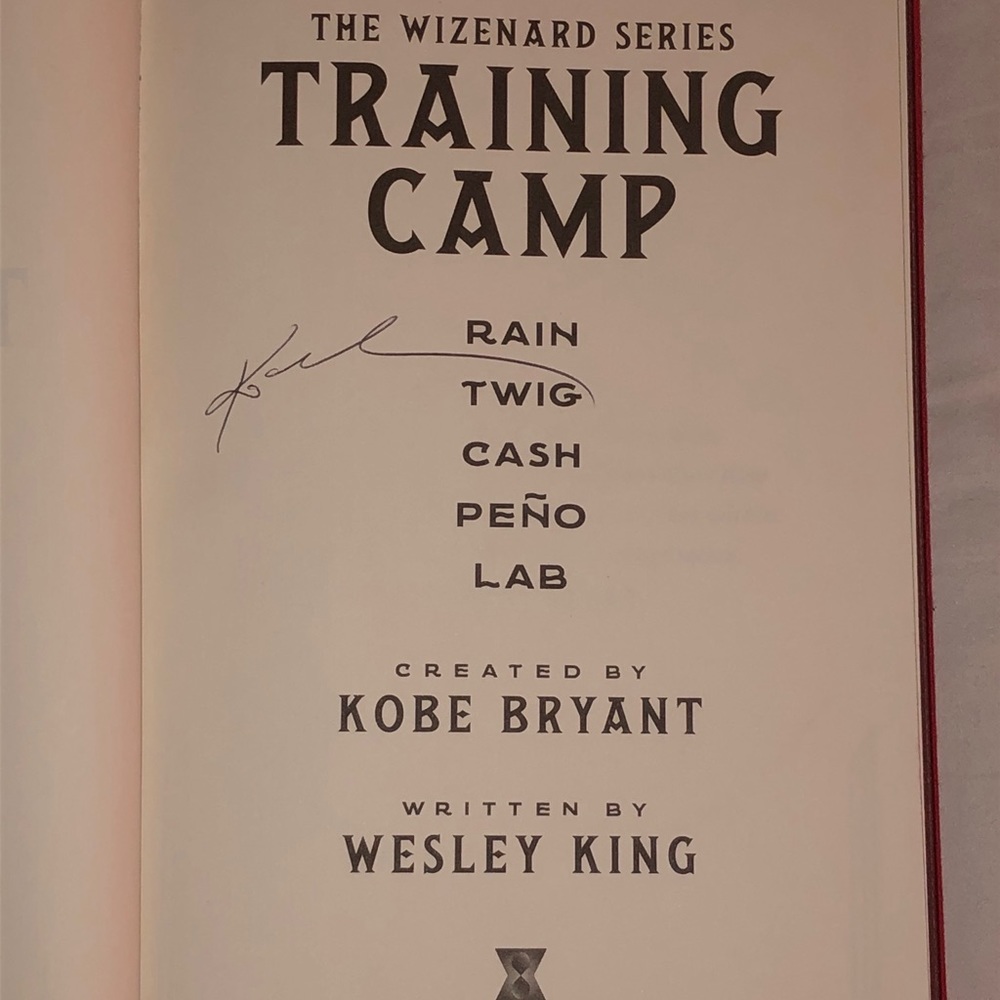 Kobe Bryant - AUTOGRAPHED book